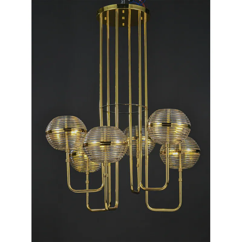Golden Halo Chandelier