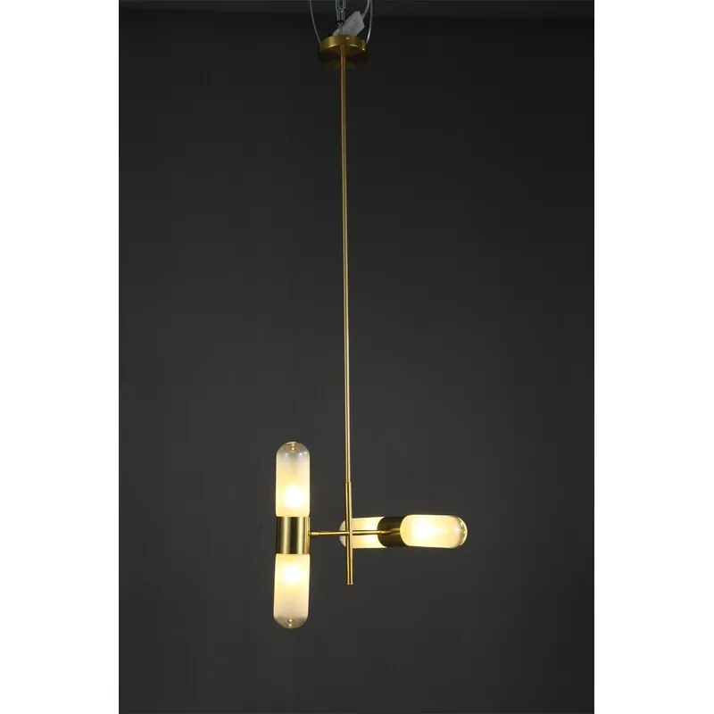 Golden Horizon Linear Pendant Light