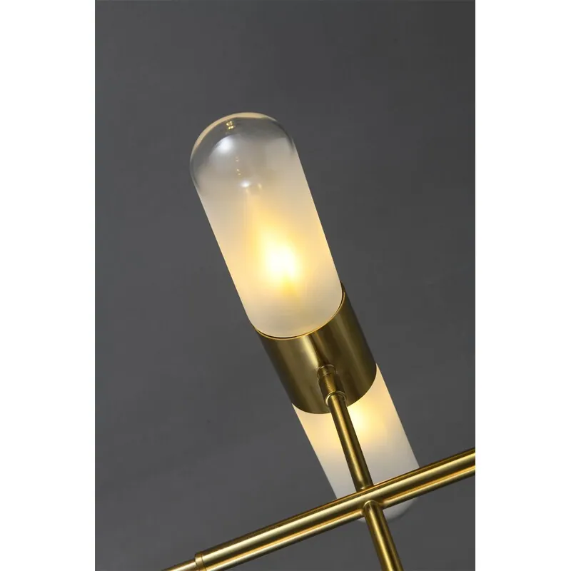 Golden Horizon Linear Pendant Light