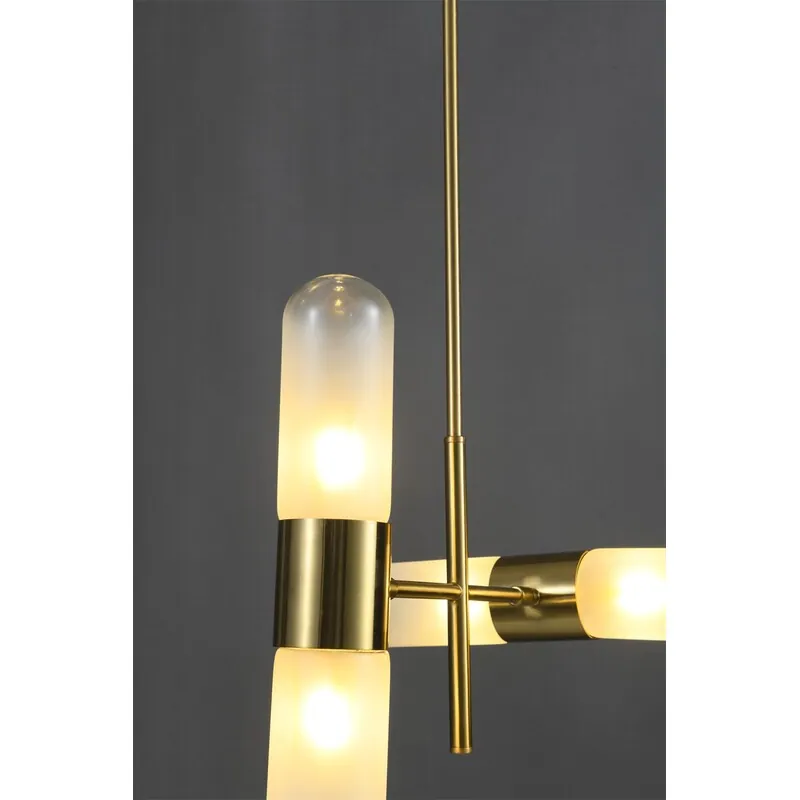 Golden Horizon Linear Pendant Light