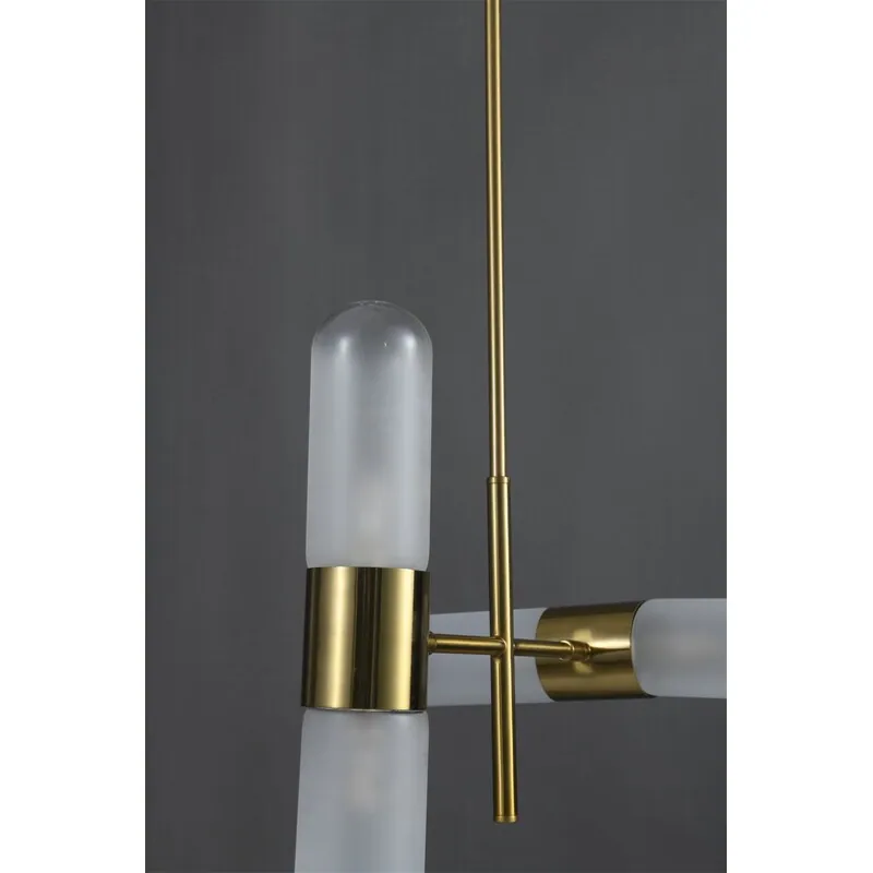 Golden Horizon Linear Pendant Light