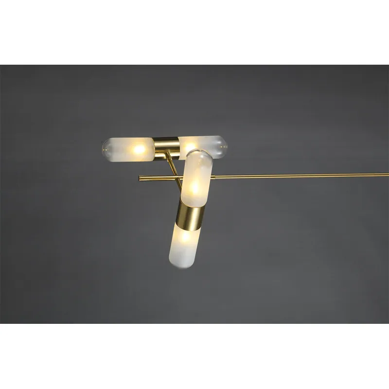 Golden Horizon Linear Pendant Light