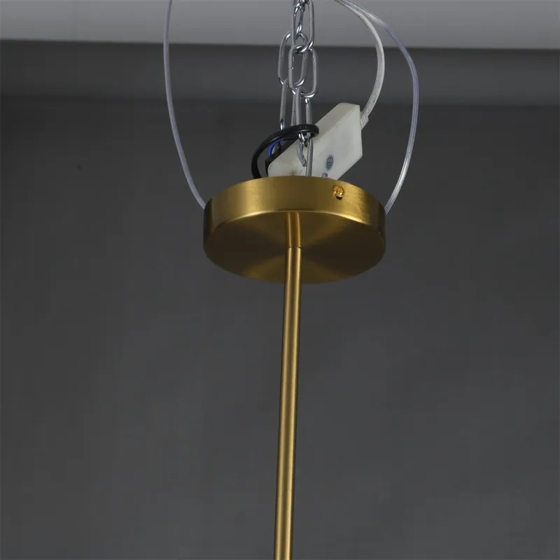 Golden Horizon Linear Pendant Light