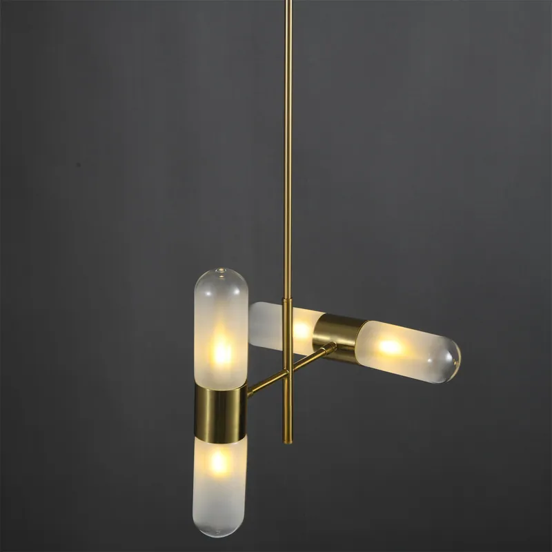 Golden Horizon Linear Pendant Light