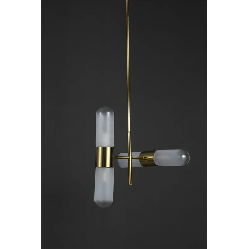 Golden Horizon Linear Pendant Light