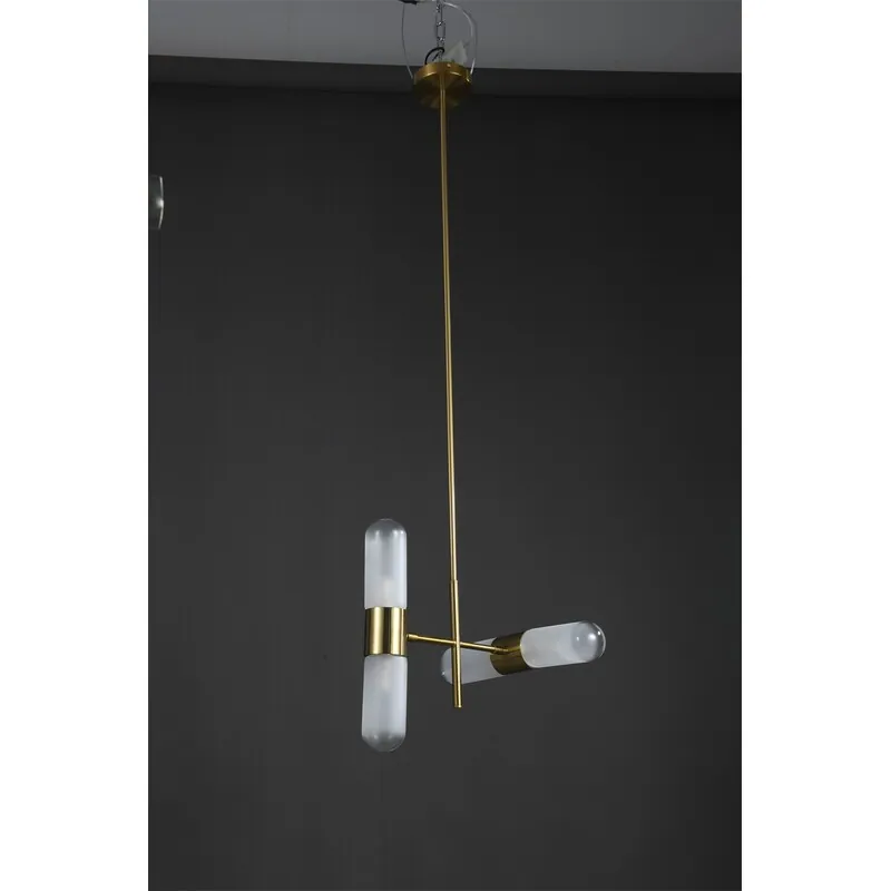 Golden Horizon Linear Pendant Light