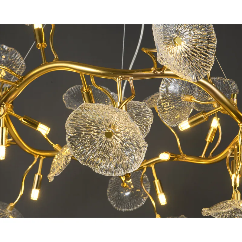 Lustrous Bloom Chandelier