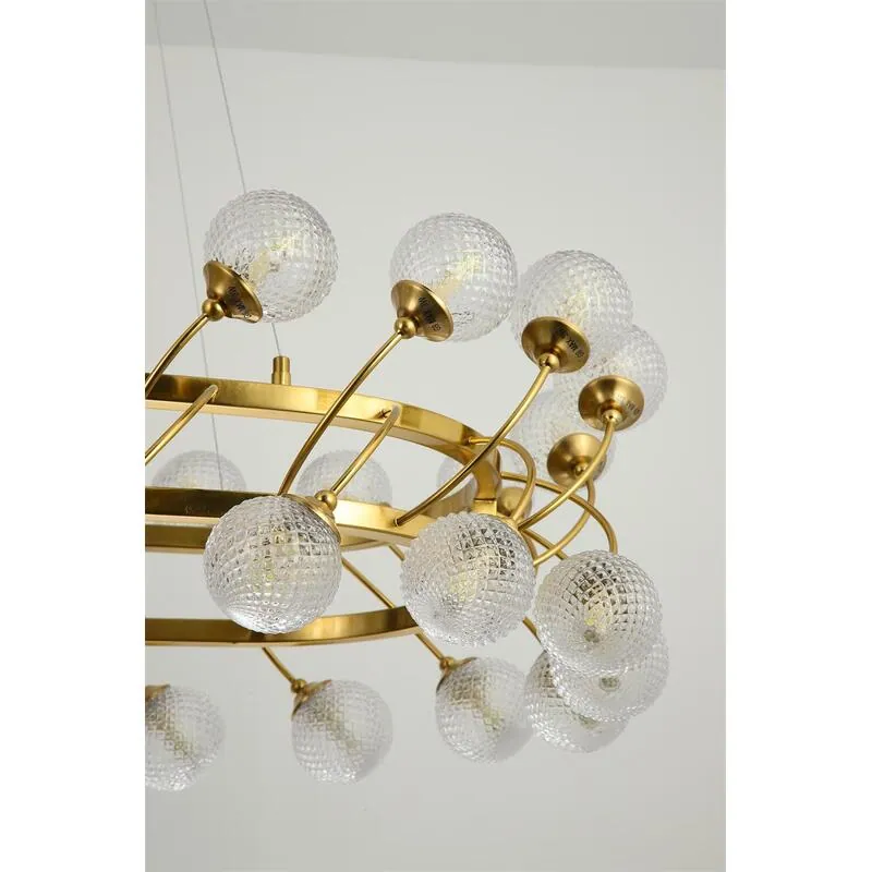 Luxe Horizon Glass Chandelier