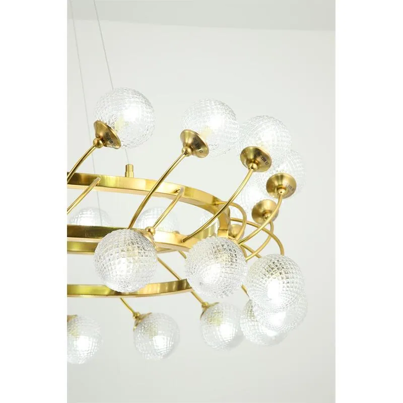 Luxe Horizon Glass Chandelier
