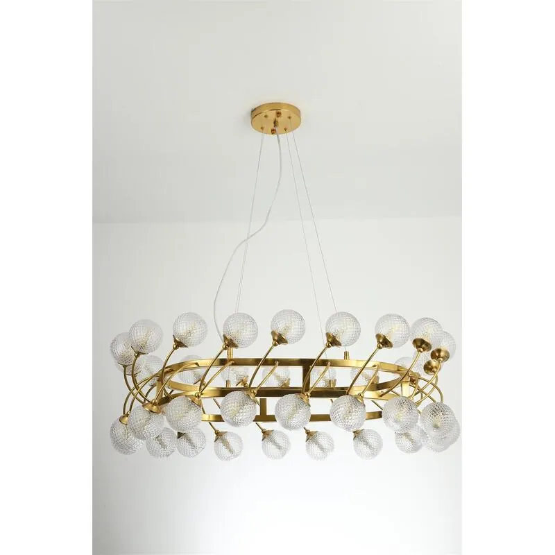 Luxe Horizon Glass Chandelier