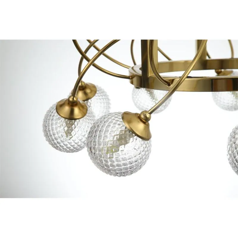 Luxe Horizon Glass Chandelier
