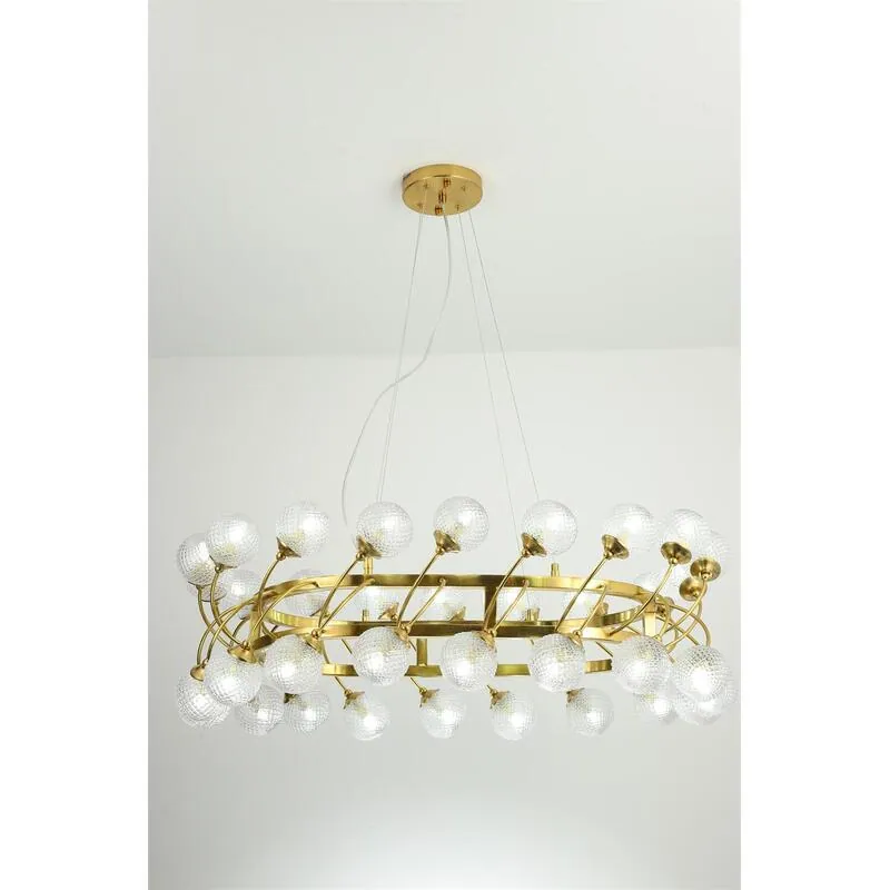 Luxe Horizon Glass Chandelier