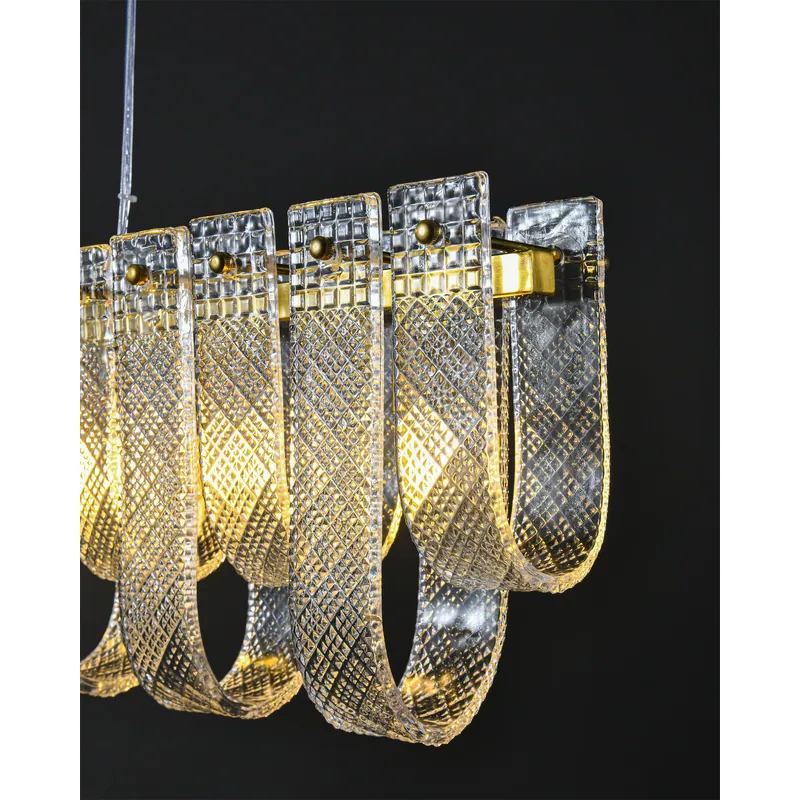 Opulent Halo Crystal Chandelier