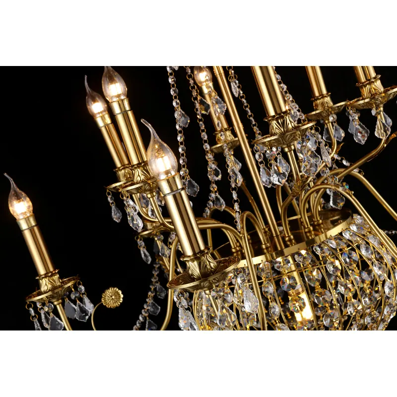 Royal Radiance Crystal Chandelier