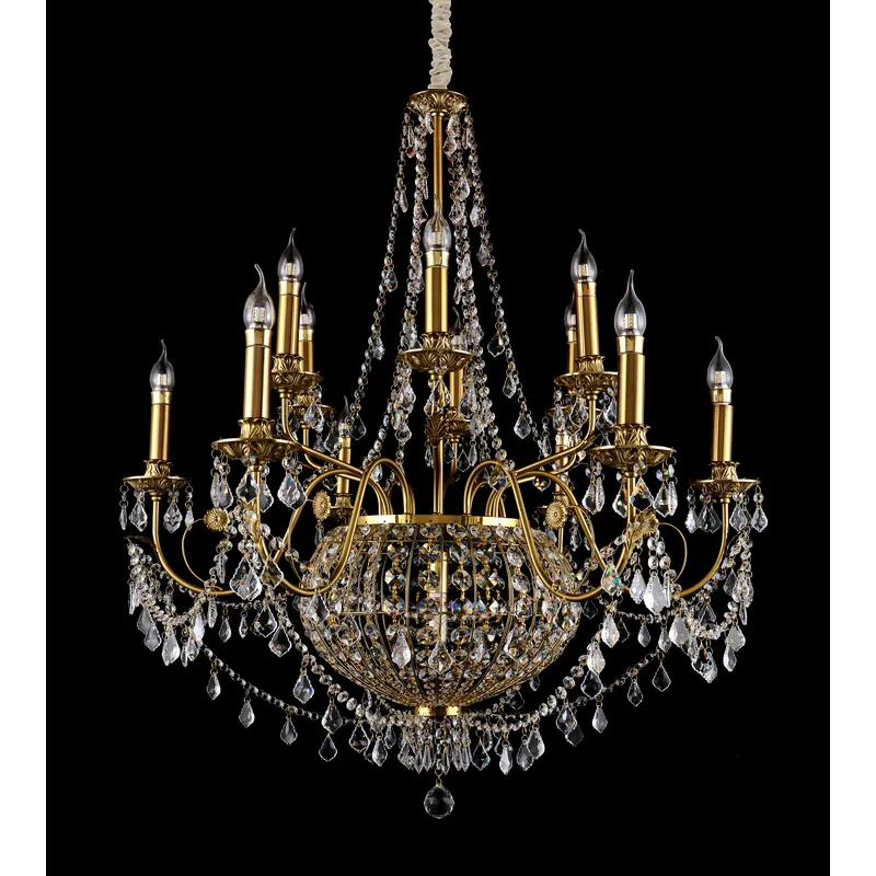 Royal Radiance Crystal Chandelier