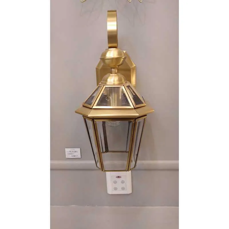 The Golden Lantern Wall Light