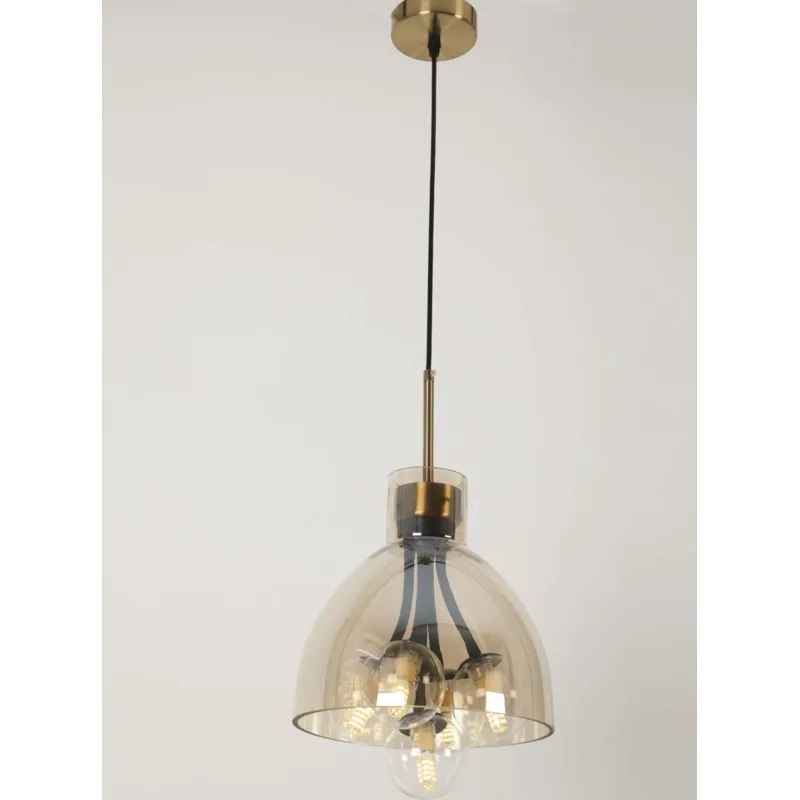 Amber Bell Constellation Pendant Light