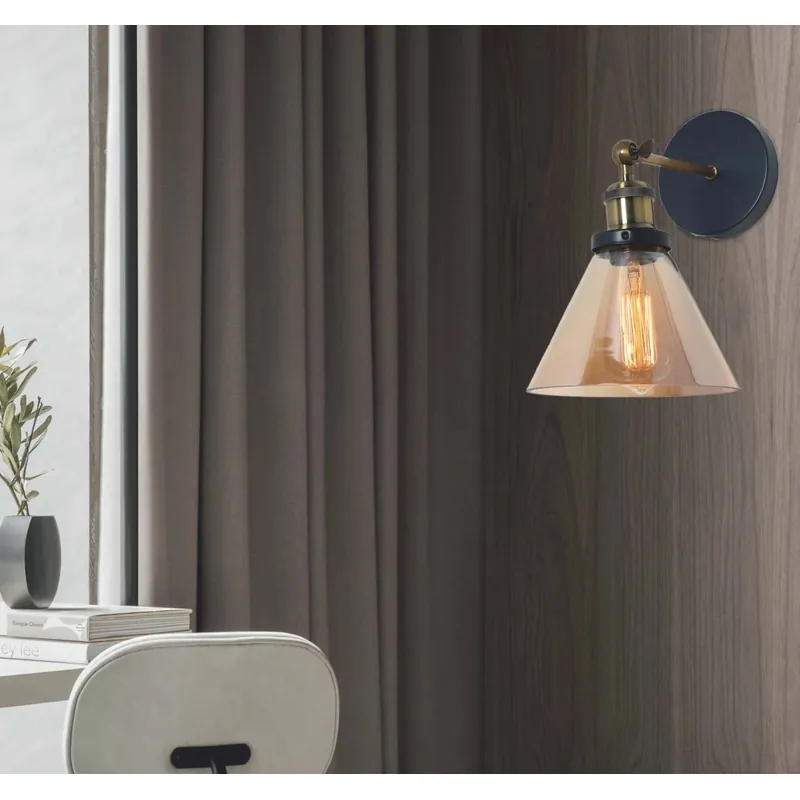 Amber Cascade Wall Light