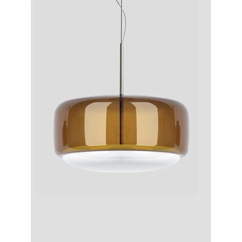 Amber Cloud Glow Pendant Light