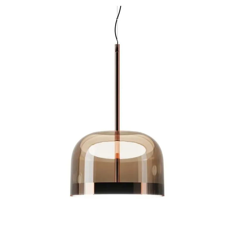 Amber Drop Glow Pendant Light