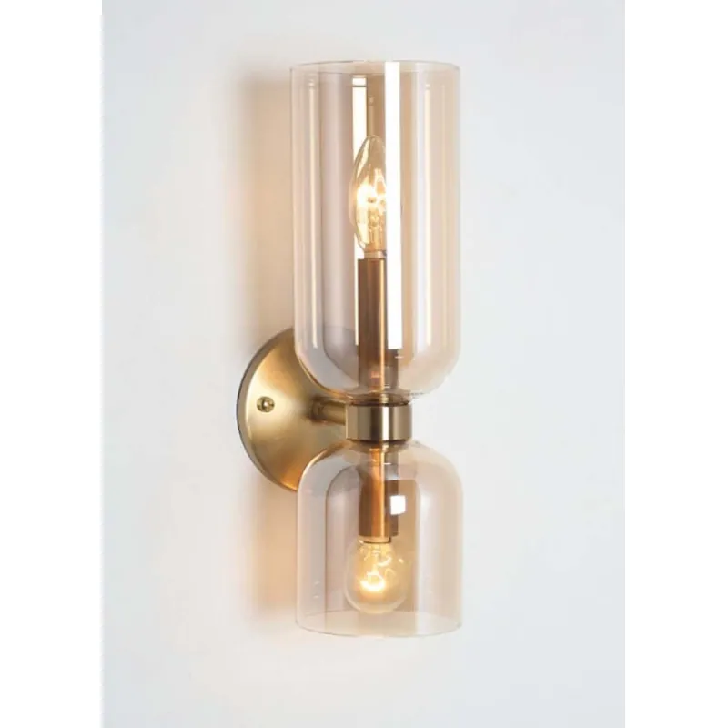 Amber Glow Wall Light