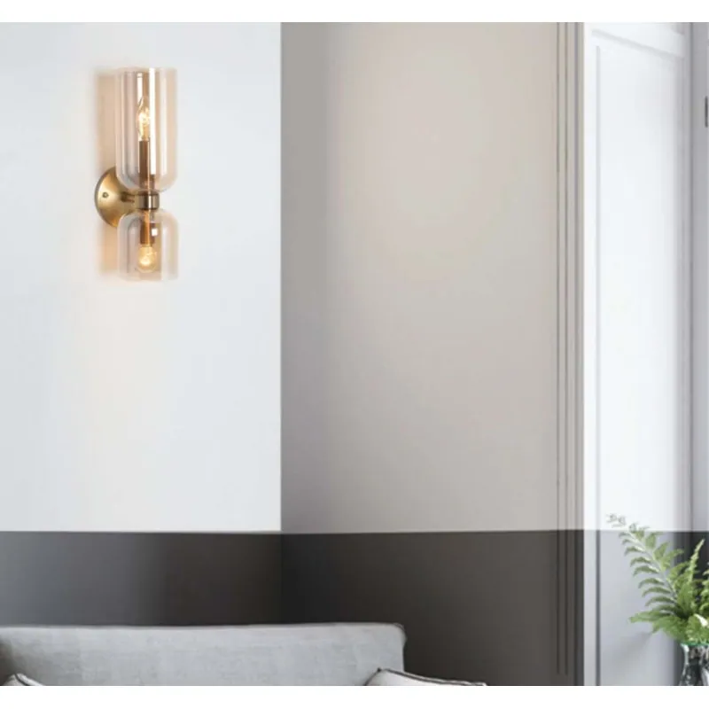 Amber Glow Wall Light