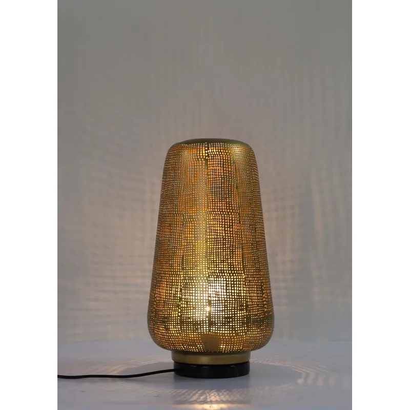 Artisan Gleam Textured Metal Table Lamp