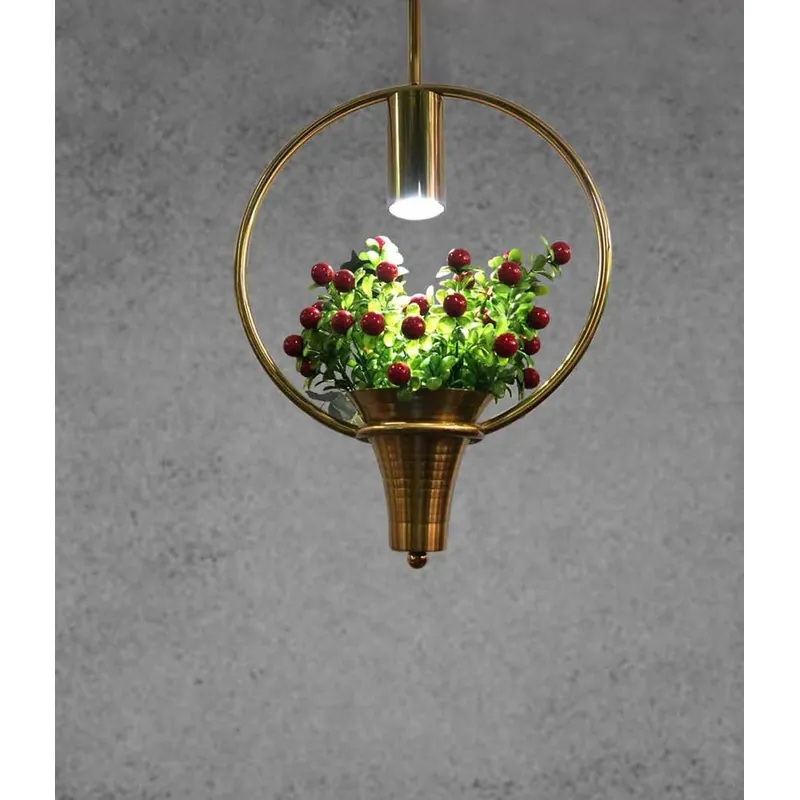Botanical Halo Pendant Light