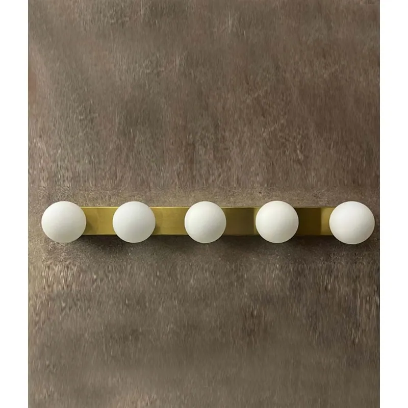 Brass Luxe Glass Wall Light