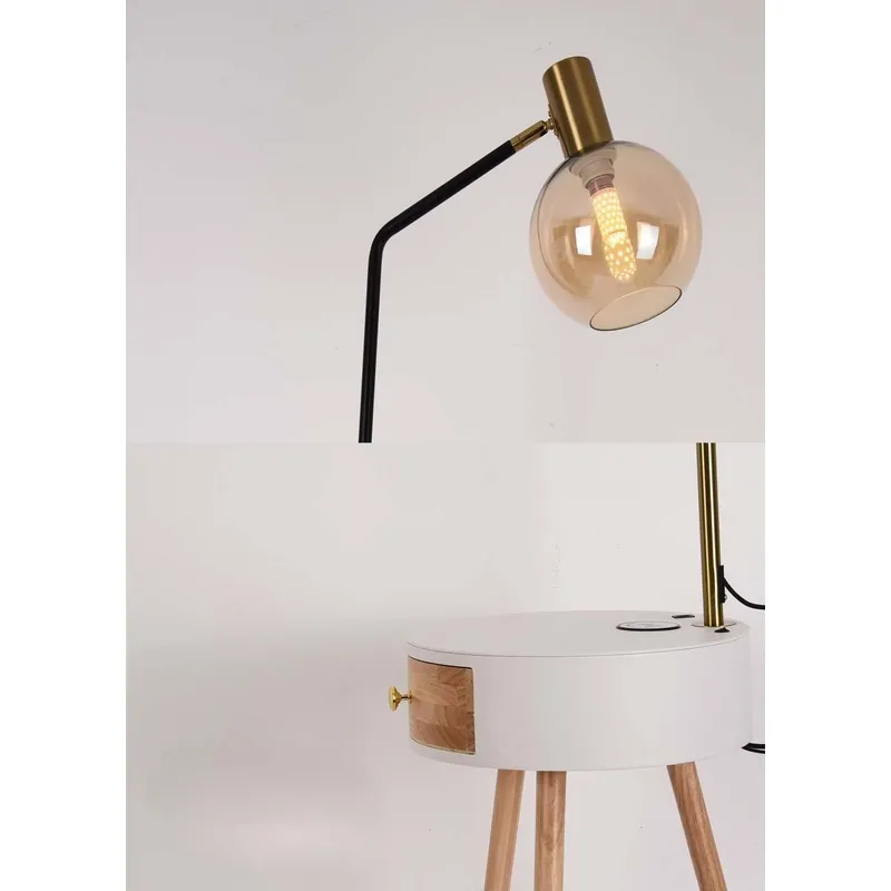 Butler's Beam Integrated Table Floor Lamp