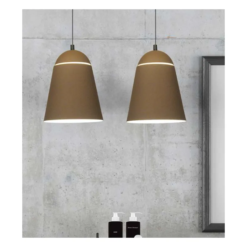 Coffee Cloud Glow Pendant Light