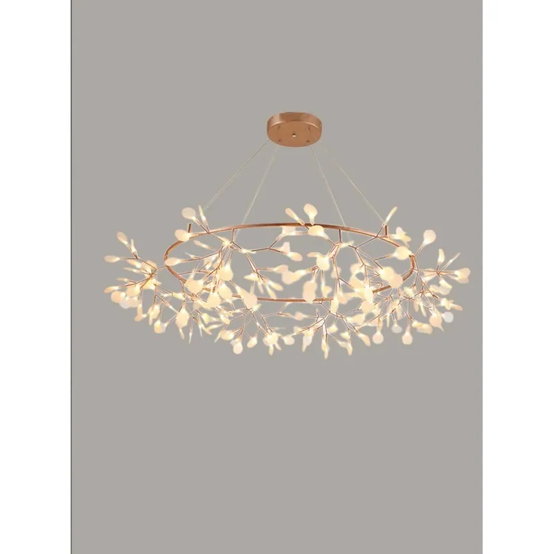 Copper Aurora Cluster Chandelier
