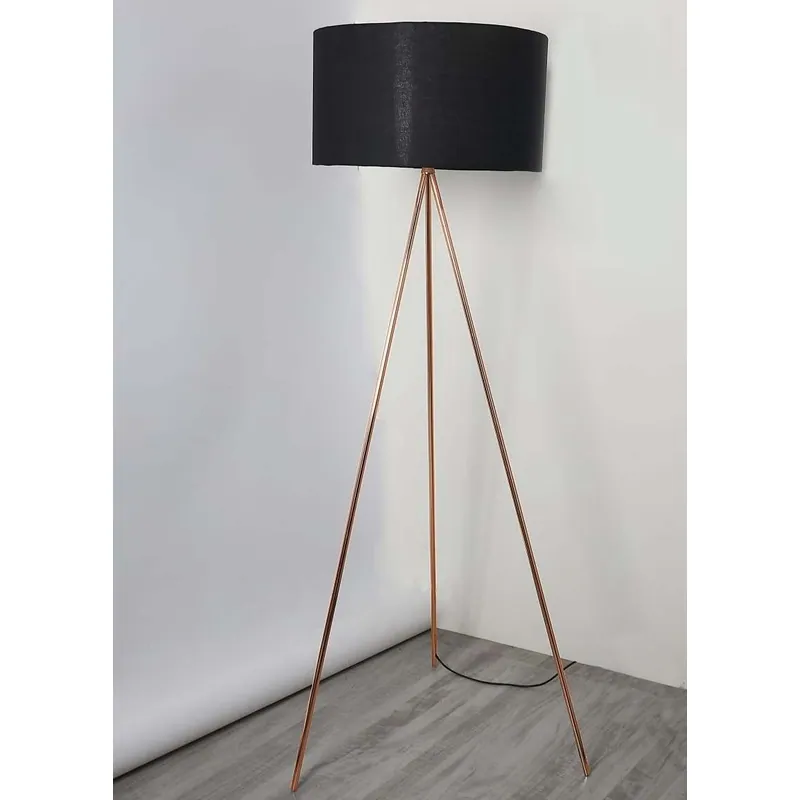 Copper Radiance Tripod Floor Lamp