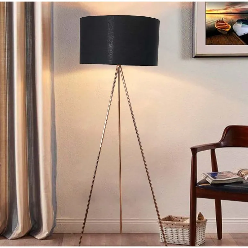 Copper Radiance Tripod Floor Lamp