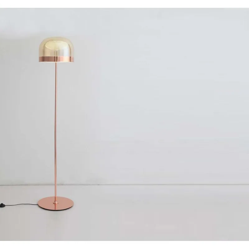 Copper Zenith Modern Dome Floor Lamp