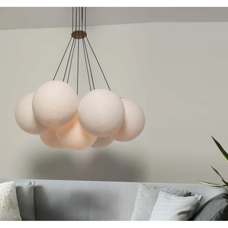 Ethereal Orbs Cluster Chandelier