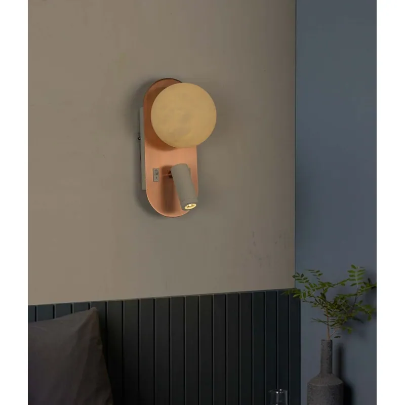 Gilded Blush Wall Light