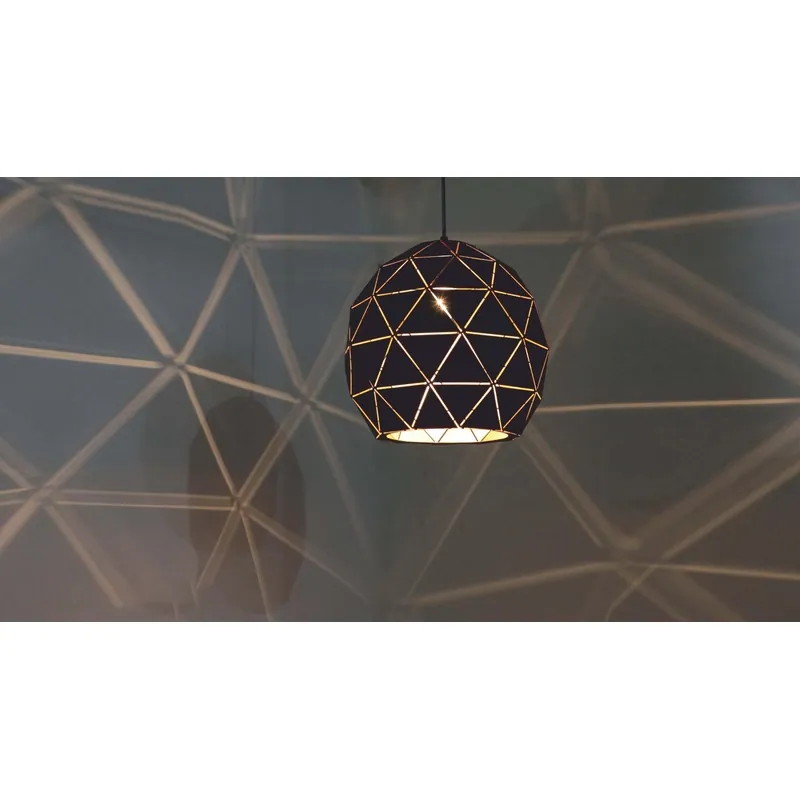 Gilded Geode Pendant Light