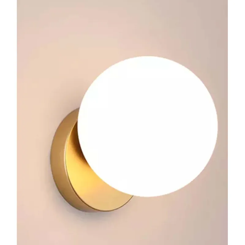 GleamSphere Glass Wall Light