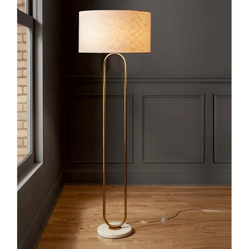 Golden Arch Sculptural Floor Lamp