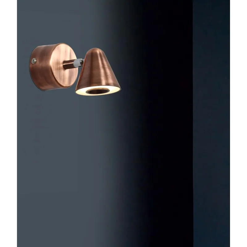 Golden Aura LED Wall Light