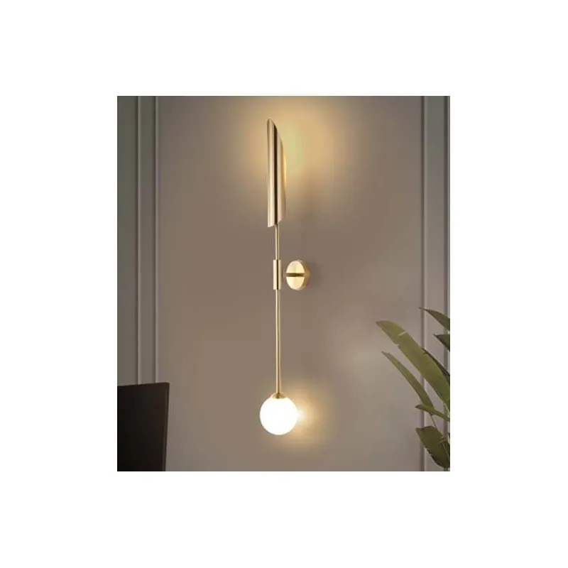 Golden Aurora Wall Light
