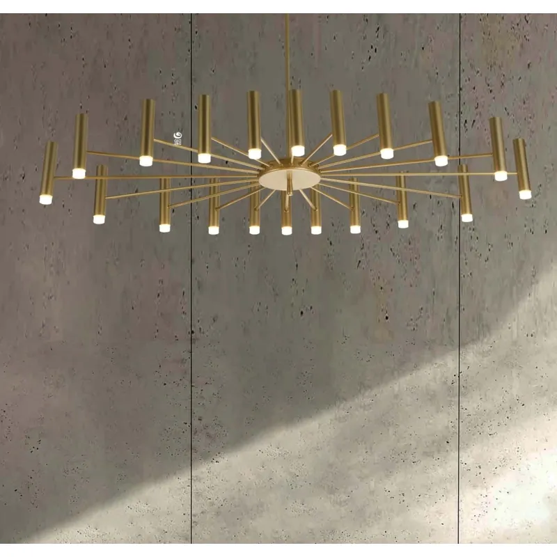 Golden Axis Luxury Chandelier
