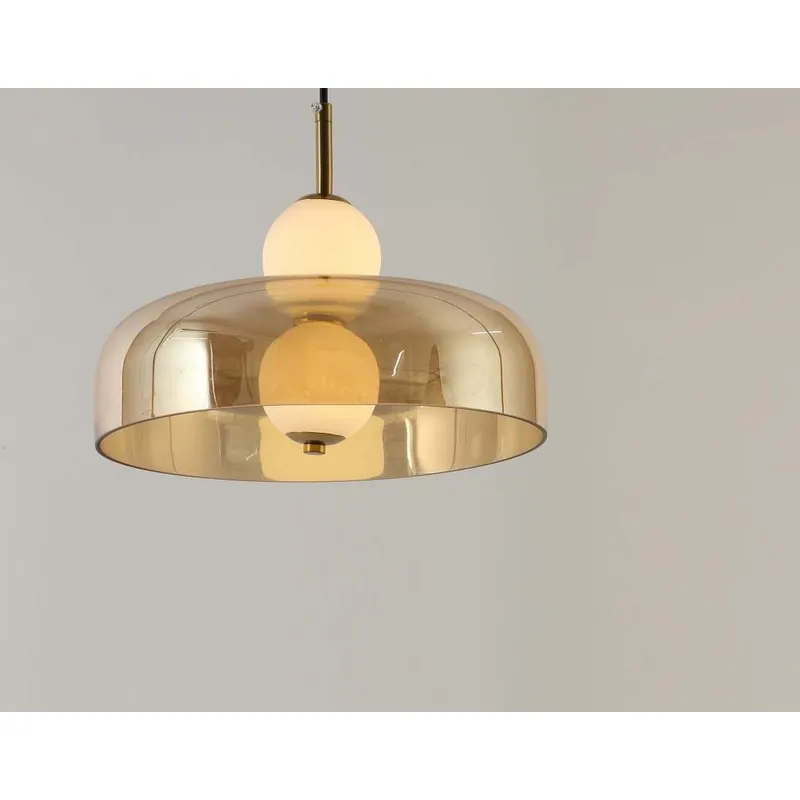 Golden Cloud Orb Pendant Light