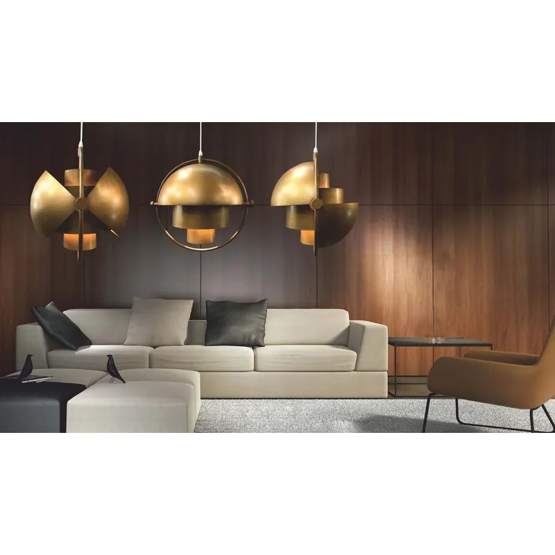Golden Constellation Cluster Pendant Light