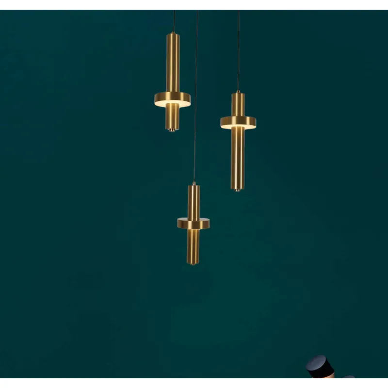Golden Core Trio Cluster Pendant Light