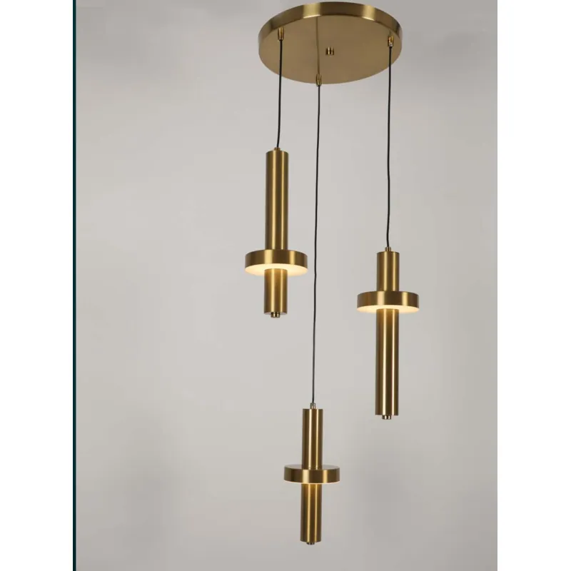 Golden Core Trio Cluster Pendant Light