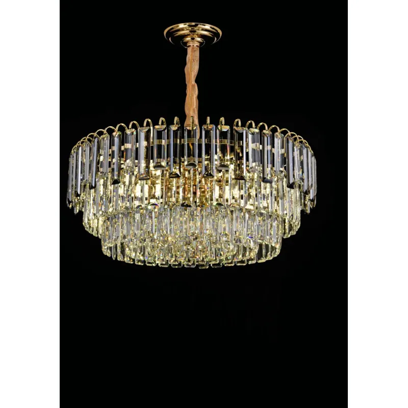 Golden Crystal Elegance Chandelier