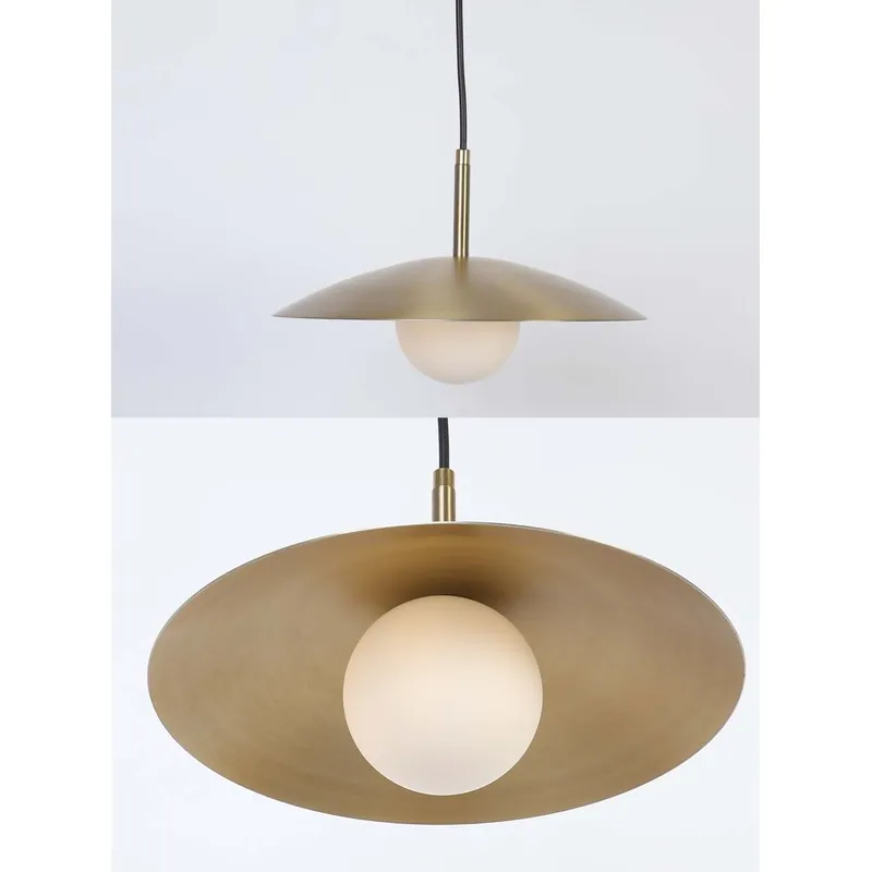 Golden Dawn Orb Pendant Light