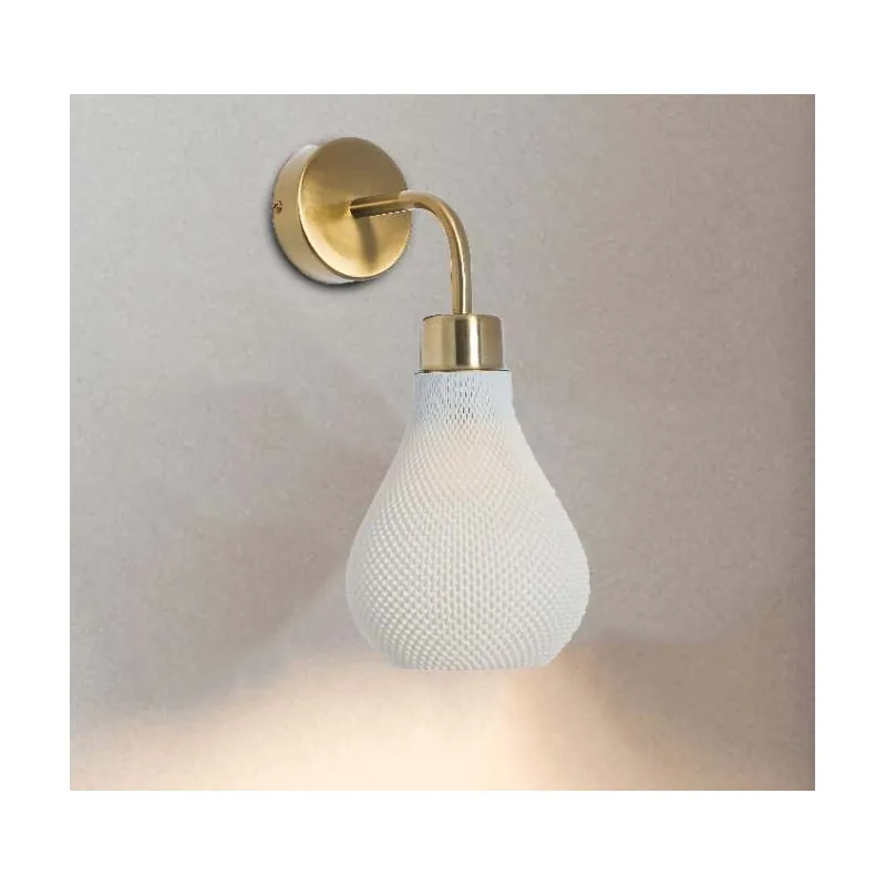 Golden Dewdrop Wall Light